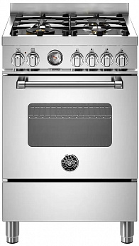 картинка Комбинированная кухонная плита Bertazzoni MAS64L1EXT нержавеющая сталь 