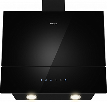 картинка Кухонная вытяжка наклонная Weissgauff Yota 606 TOUCH BLACK GLASS 