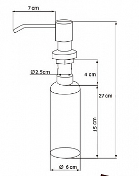 картинка Дозатор для мыла Emar ЕД-300 