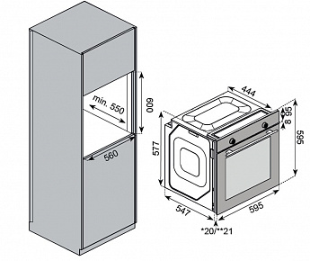 картинка Духовой шкаф Kuppersberg HF 603 BX 