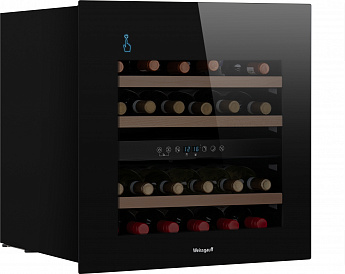 картинка Встраиваемый винный шкаф Weissgauff WWCI-36 DB Dual Zone 