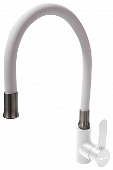 картинка Смеситель Gerdamix FLEX WHITE белый (GE-03)  картинка Смеситель Gerdamix FLEX WHITE белый (GE-03)