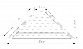 картинка Ролл-мат угловой Ukinox LA1002 BL 