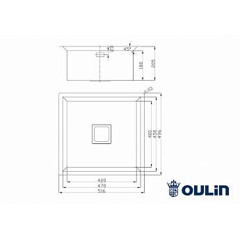 картинка Мойка для кухни Oulin OL-FU114 