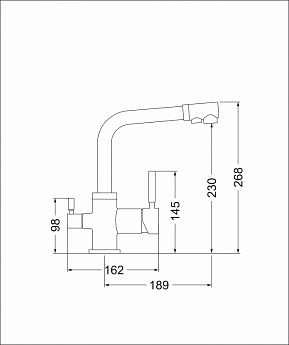 картинка Смеситель Emar ЕС - 3003 