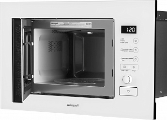 картинка Микроволновая печь встраиваемая Weissgauff BMWO-209 PDW белая  картинка Микроволновая печь встраиваемая Weissgauff BMWO-209 PDW белая