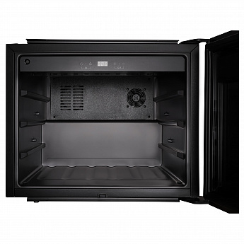 картинка Встраиваемый винный шкаф Korting KFW 501 SL GN черное стекло 