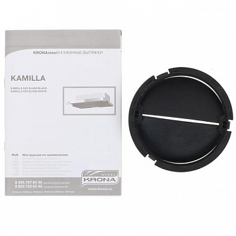 картинка Кухонная вытяжка Krona KAMILLA 600 GLASS WHITE 