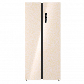 картинка Отдельностоящий холодильник Lex LSB525BGID мраморно-бежевый 
