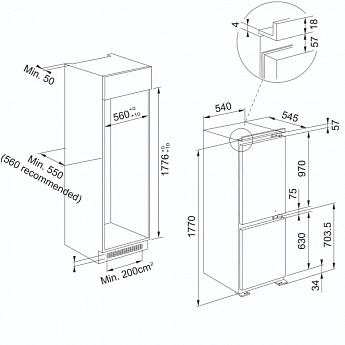 картинка Встраиваемый холодильник Franke FCB 320 S NE E 