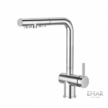 картинка Смеситель Emar Steel ЕСВ-7020 хром 