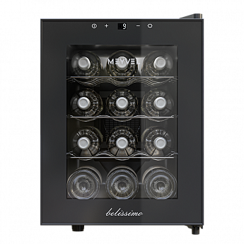 картинка Отдельностоящий винный шкаф Meyvel MV12-TBF1 черный 