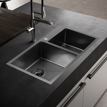 картинка Мойка для кухни Melana S8045HB PROFLINE графит 