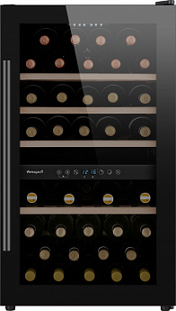 картинка Полувстраиваемый винный шкаф Weissgauff WWC-49 DB DualZone 