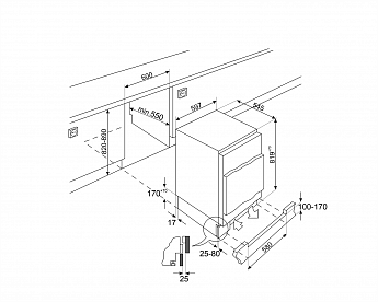картинка Морозильная камера вертикальная Smeg U8F082DE 