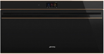 картинка Электрический духовой шкаф Smeg SFPR9604TNR черное стекло 
