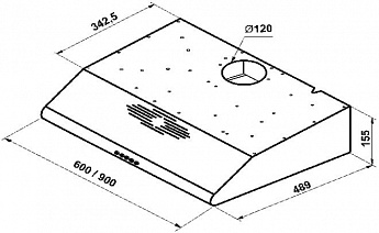 картинка Кухонная вытяжка Korting KHT 6334 X 
