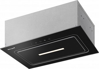 картинка Кухонная вытяжка Weissgauff Aura 456 Touch Black Glass 