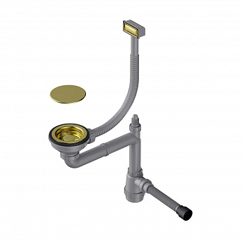 картинка Арматура для одночашевых моек с прямоугольным переливом WK-1C 