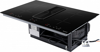 картинка Индукционная варочная панель с вытяжкой Weissgauff HI 840 Tesla Cross Air 