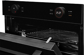 картинка Электрический духовой шкаф с функцией СВЧ Kuppersberg KMW 612 Black 