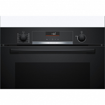 картинка Электрический духовой шкаф с паром Bosch HBG536EB3 черный  