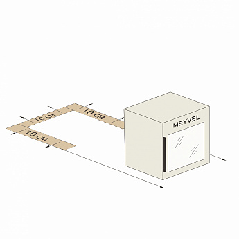 картинка Отдельностоящий винный шкаф Meyvel MV12-TBF1 черный 