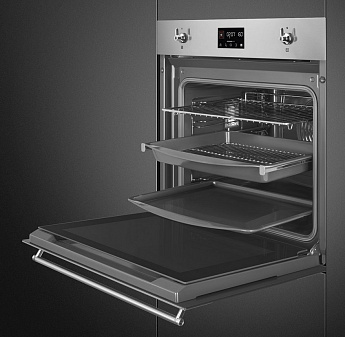 картинка Электрический духовой шкаф Smeg SO6302TX 