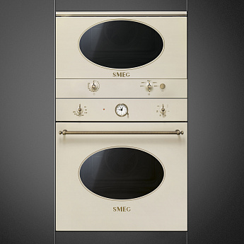 картинка Электрический духовой шкаф Smeg SF800PO кремовый 