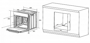 картинка Электрический духовой шкаф Weissgauff EOV 799 SB 