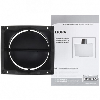 картинка Кухонная вытяжка Krona LIORA 600 BLACK S 