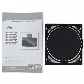 картинка Кухонная вытяжка Krona LIVA 500 WHITE S 