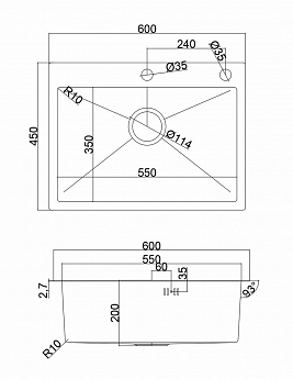 картинка Кухонная мойка Emar Pvd EMB-119 PVD NANO GOLDEN 