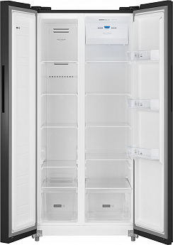 картинка Отдельностоящий холодильник Weissgauff WSBS 500 Inverter NoFrost Black 