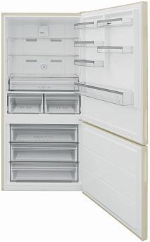 картинка Отдельностоящий холодильник Jacky's JR FV568EN бежевый мрамор 