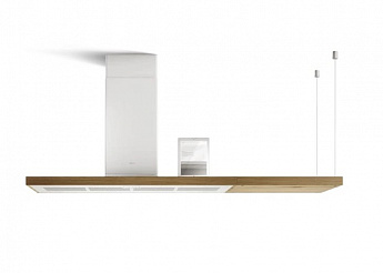 картинка Кухонная вытяжка Elica BIO ISLAND WH/A/120х53 ROVERE 