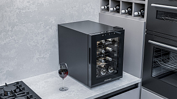 картинка Отдельностоящий винный шкаф Meyvel MV12-TBF1 черный 