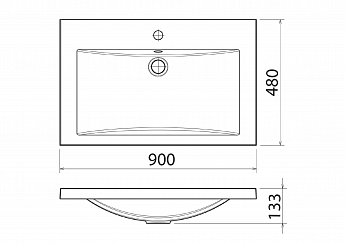картинка Раковина Florentina Анита 900 