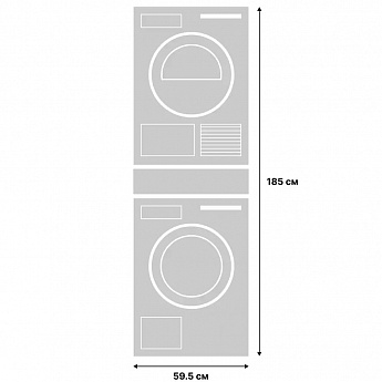 картинка Комплект ASKO Logic 8 (W4086C.T/3 + T408HD.T.P + HI1153T) 