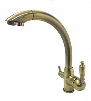 картинка |Discount| Смеситель Ledeme L4455C-3 бронза 