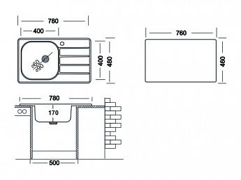 картинка Комплект "Юкинокс" Гранд GRM780.480 -GT6K 2L с выпуском S701 