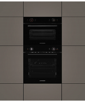 картинка Электрический духовой шкаф с функцией СВЧ Kuppersberg KMW 612 Black 