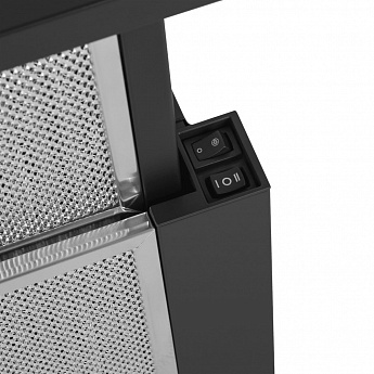 картинка Кухонная вытяжка Maunfeld CLYDE 60 GLASS BLACK  картинка Кухонная вытяжка Maunfeld CLYDE 60 GLASS BLACK