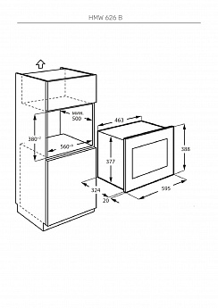 картинка Микроволновая печь встраиваемая Kuppersberg HMW 626 B 