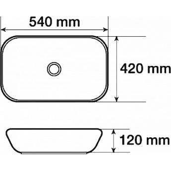 картинка Раковина Melana MLN-78102, белый 