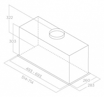 картинка Кухонная вытяжка Elica LANE SENSOR @ BLMAT/A/72 