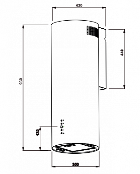 картинка Кухонная вытяжка Weissgauff Gracia IX 