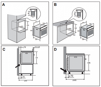 картинка Электрический духовой шкаф De Dietrich DOP4755MB MASTER BLACK 