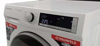 картинка Стиральная машина с паром Maunfeld MFWM128WH300 ST INVERTER SLIM 