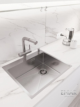 картинка Кухонная мойка Emar EMB-560(TOP) PVD Nano Satin 